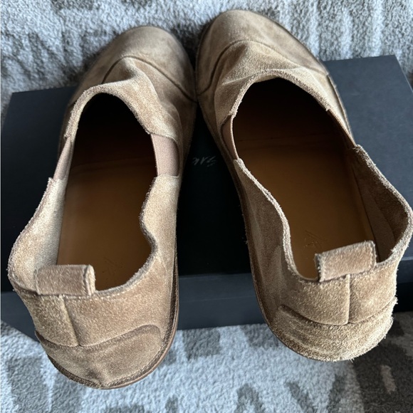 Marsell Strasacco Elastic Slippers Hazelnut Suede Loafers 45/12 - Picture 9 of 11